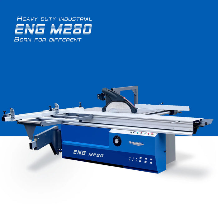 SAGA ENG T45 Industrial heavy duty professional CE pass wood cutting circular saw panel saw sliding table saw