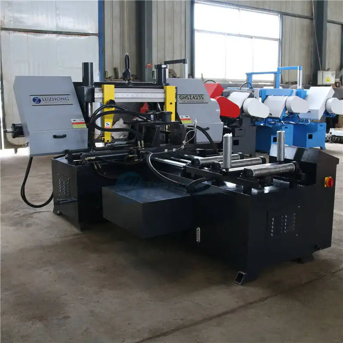 Factory Customized GHSZ4250 Band Saw Machine Metal Cutting Horizontal Type Rotary Angle Fully Automatic Band Saw